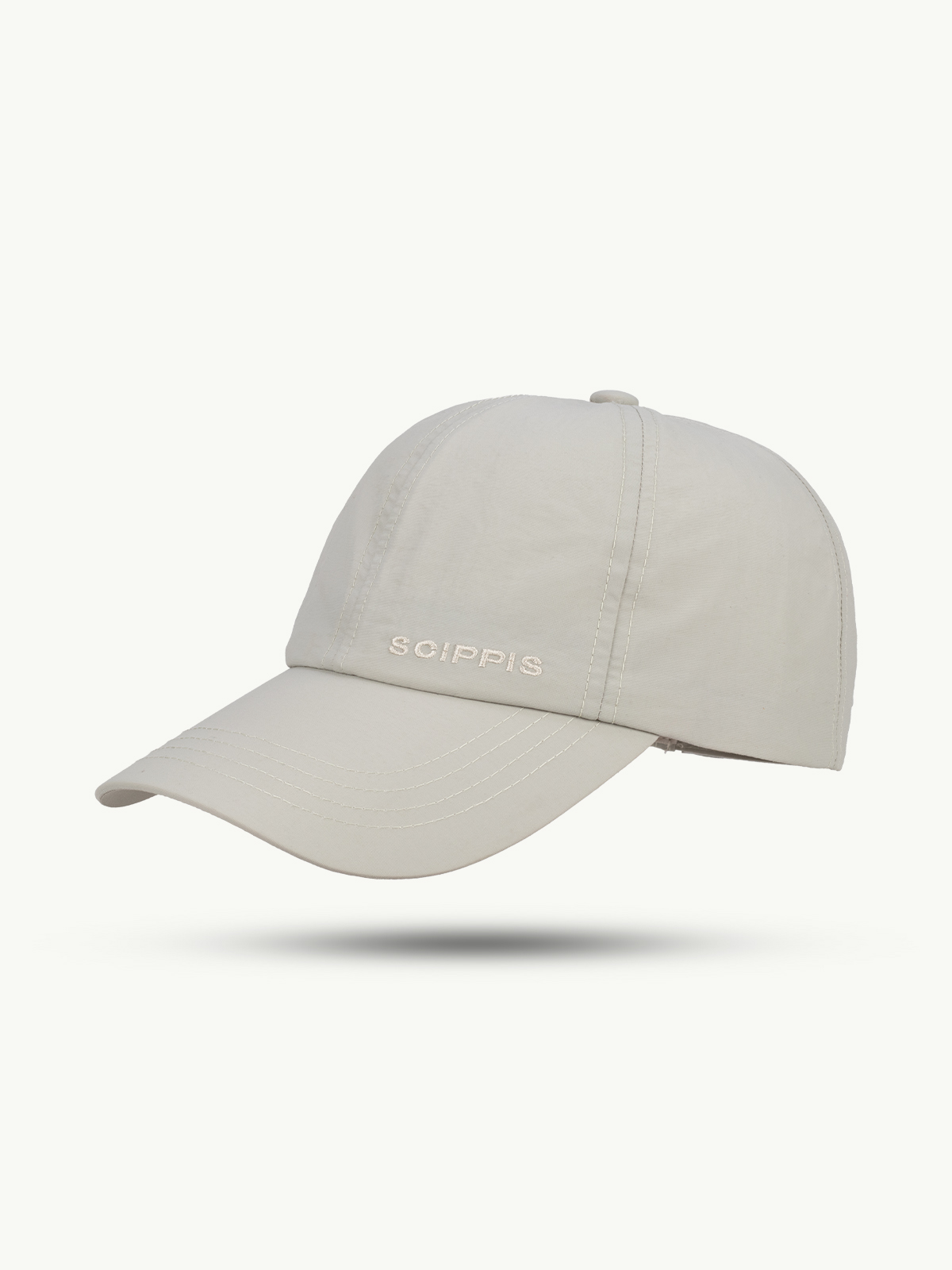 SCIPPIS OVERLAND CAP in Light Grey – leichte Quick-Dry Cap mit UPF 50+ UV-Schutz
