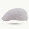 SCIPPIS LUCCA CAP graue Flatcap aus Baumwolle mit UPF 50+ und elastischem Einsatz